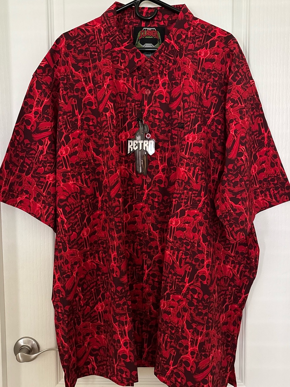 Retro Rifle Slayer Button Down - 4XL - Picture 3 of 10